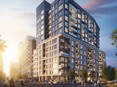 Louis Condominiums - Condos neufs dans le Quartier des lumières (Montréal) en occupation avec stationnement extérieur: 900 001 $ - 1 000 000 $