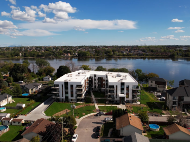 Le Meridiem Laval - New Waterfront Apartments - New Rentals in Duvernay with model units: $900 001 - $1 000 000