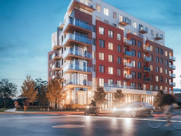 GEORGES HENRI CONDOMINIUMS BOUTIQUE - New condos in Brossard with outdoor parking near the metro