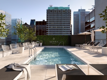Appartements Serra Montréal - Condos neufs au Centre-Ville avec Piscine: < 300 000 $