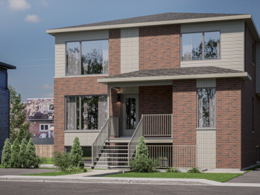 Le brodeur - Maisons neuves à Salaberry-de-Valleyfield avec stationnement intérieur près du métro: 1 chambre, 400 001 $ - 500 000 $ | Guide Habitation
