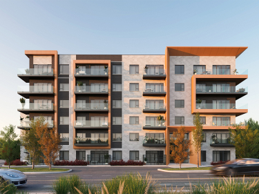 Le relief de la gare - Location neuve � Candiac avec unit�s mod�les avec ascenseur: Studio/loft