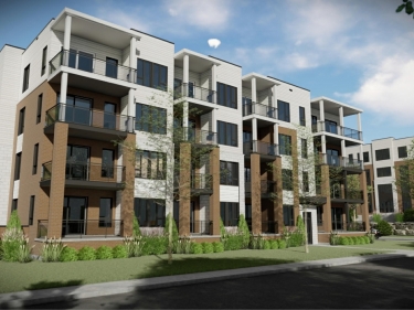 Le Quartier Montmartre - New condos in the Laurentians with outdoor parking