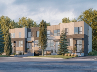 Faubourg Cousineau - Maisons de ville - Maisons neuves à Saint-Ferréol-les-Neiges en occupation en construction: 600 001 $ - 700 000 $