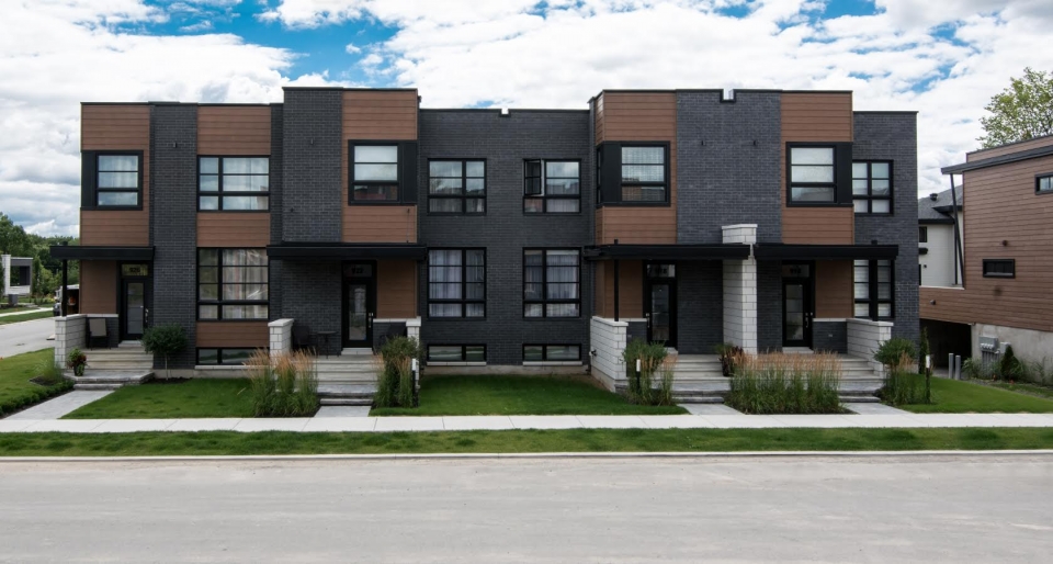 Urbanova maisons de ville par Cloutier et fils Maisons à Terrebonne