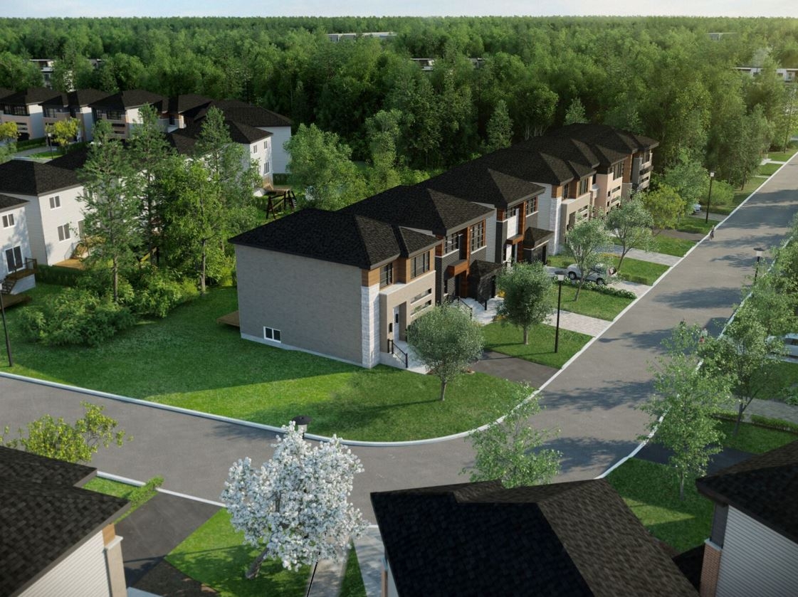 Les Jardins du Coteau Cottages par Constructions Lapointe & Guilbault