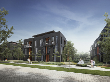 Cité Midtown - maisons - Maisons neuves dans Mercier avec stationnement intérieur: 800 001 $ - 900 000 $ | Guide Habitation
